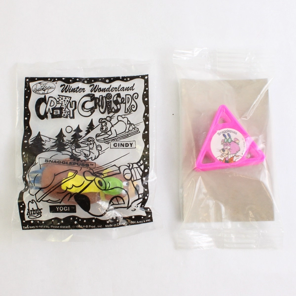 Lot Of 2 Hanna Barbera Arby's Cereal and Kids' Meal Toys Unopened 1991 1994