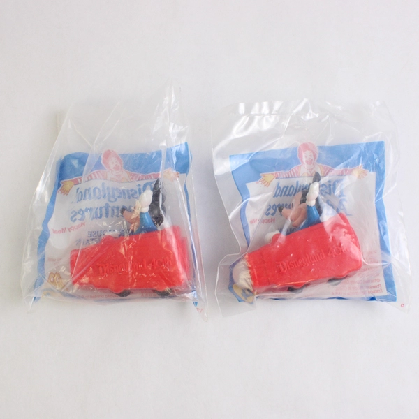 Lot Of 2 McDonald's Disneyland Adventures Mickey Mouse Kids Meal Toys 1994