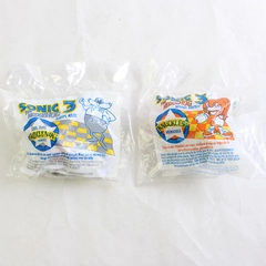 Lot Of 2 Sonic HedgeHog 3 McDonald's Kids Meal Toys Unopened 1993 Knuckles