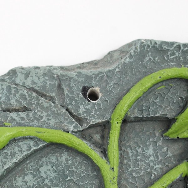 Ceramic Hummingbird and Morning Glory Flowers Welcome Plaque 7"