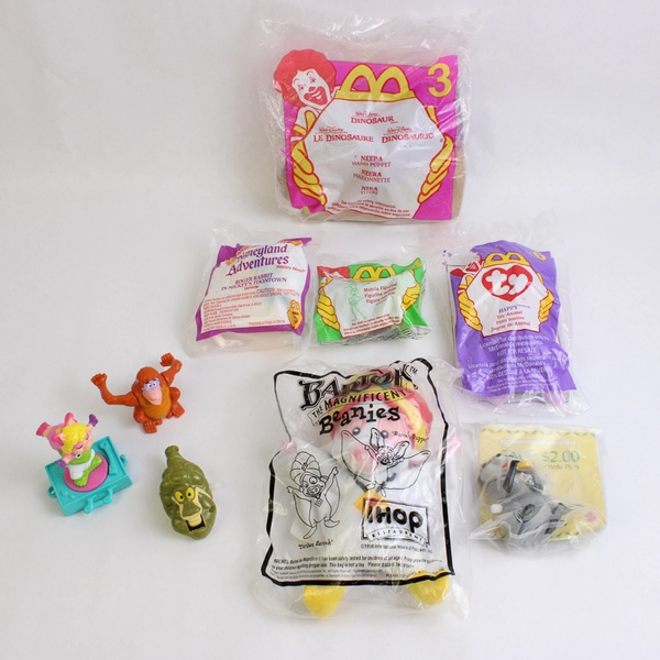 Lot Of 9 Assorted Kids Meal Toys McDonald's IHOP Burger King 1990s-2000s