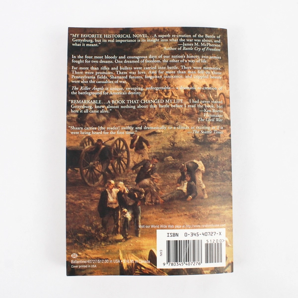 The Killer Angels by Michael Shaara Historical Novel of the Civil War 1996 PB