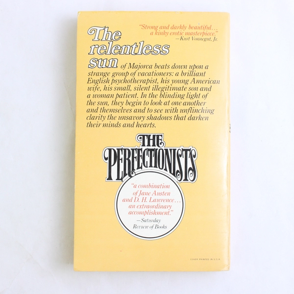 The Perfectionists by Gail Godwin 1979 First Printing Paperback