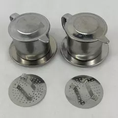 2- Vietnamese Coffee Filter Stainless Steel Filter Press Maker Ca Phe Phin 7cm