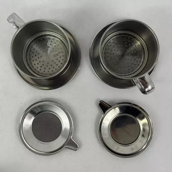 2- Vietnamese Coffee Filter Stainless Steel Filter Press Maker Ca Phe Phin 7cm