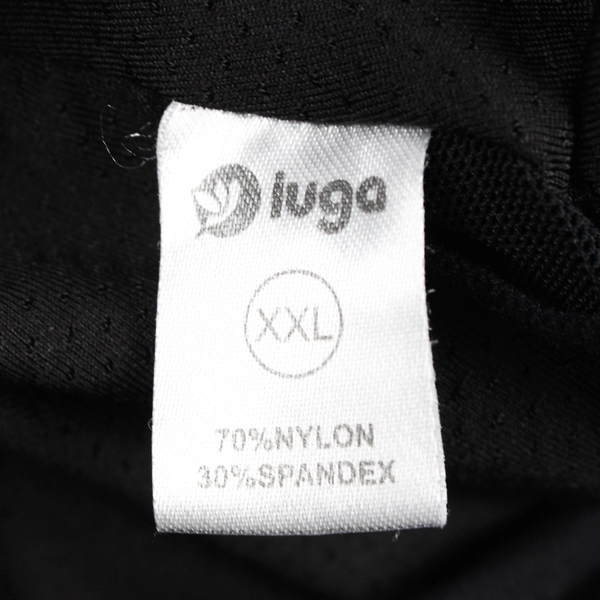 Iuga Solid Black Unlined Wireless Sports Bra Women's 2XL