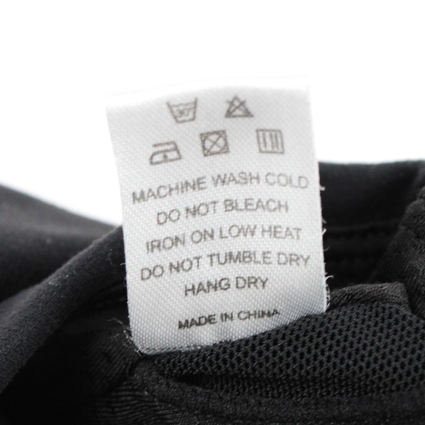 Iuga Solid Black Unlined Wireless Sports Bra Women's 2XL