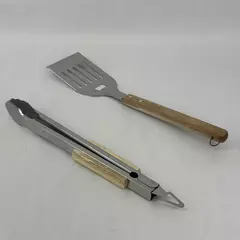 Unbranded Grilling Spatula and Grilling Tongs
