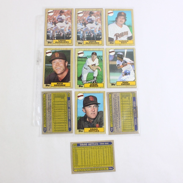 Lot of 51 Vintage 1980s & 90s Baseball Cards San Diego Padres Team
