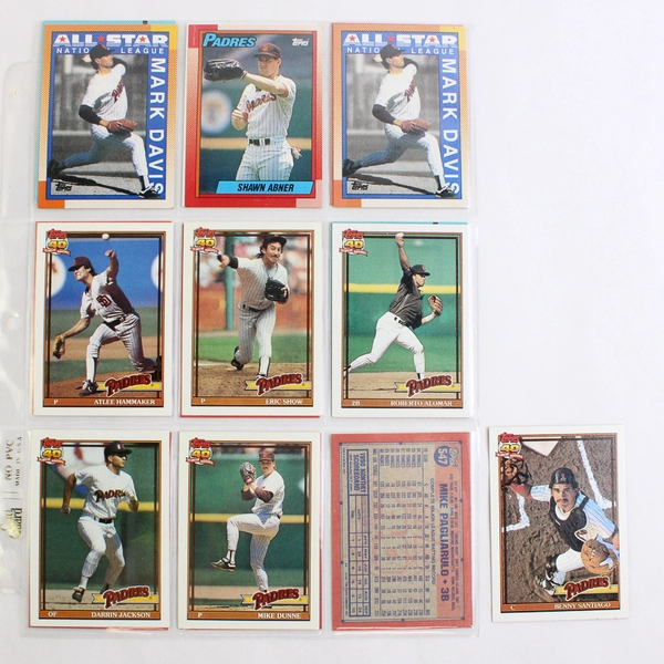 Lot of 51 Vintage 1980s & 90s Baseball Cards San Diego Padres Team