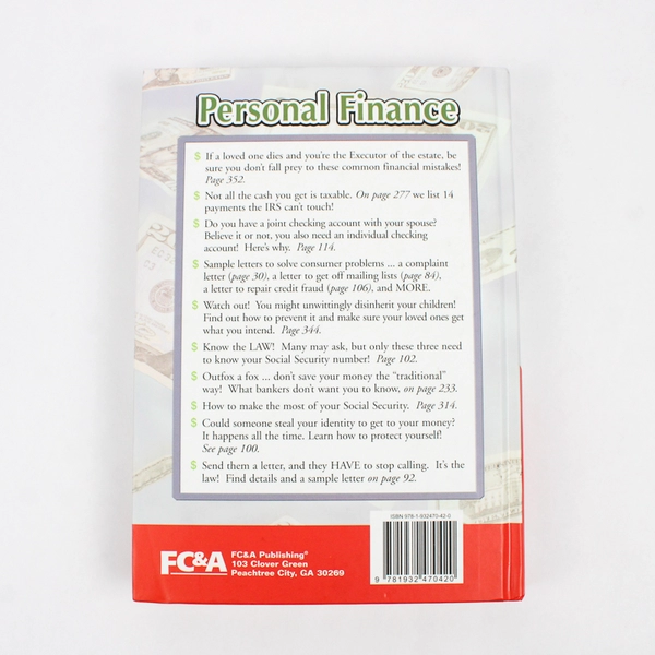Personal Finance for Seniors Frank W. Cawood & Associates Staff 2007 HC
