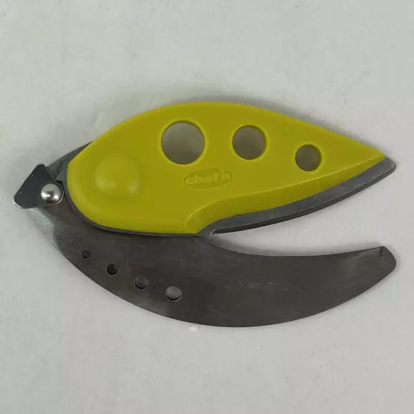Yellow Chef'N Herb And Greens Cutter And Stripper