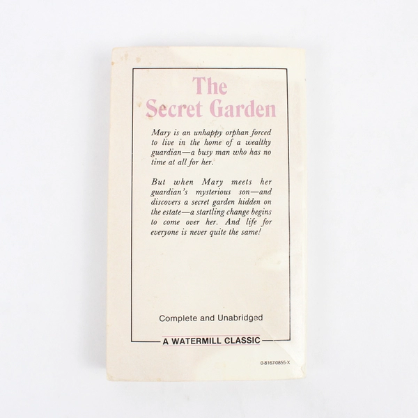 The Secret Garden by Frances Hodgson Burnett 1987 Vintage Paperback
