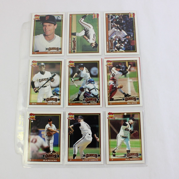 Lot of 55 Leaf and Topps 1980s & 90s Baseball Cards Vintage Padres Giants