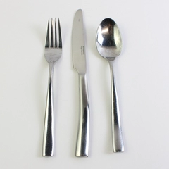 3 Pc Set Artisanware Soho 18/0 Stainless Steel Dinner Fork Knife and Soup Spoon