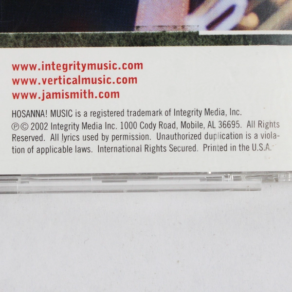 Wash Over Me CD Jami Smith Hosanna! Music 2002