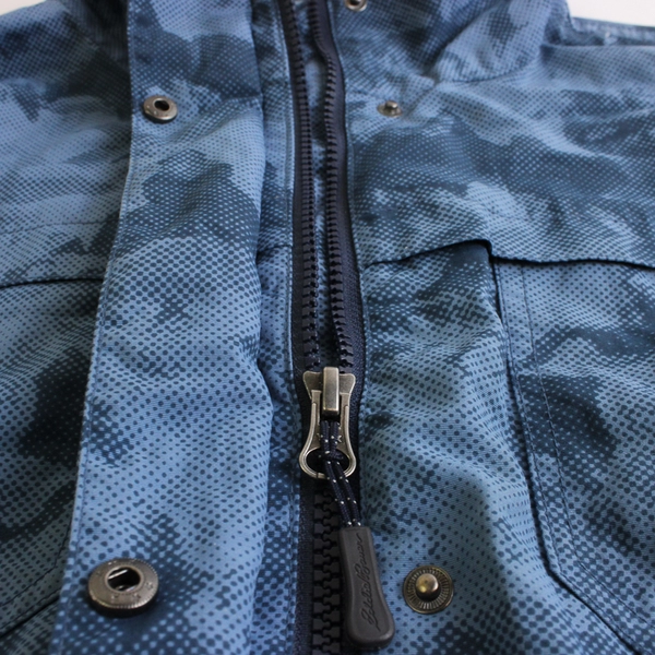 Eddie Bauer Women's Large Blue Camo Vented Utility Vest