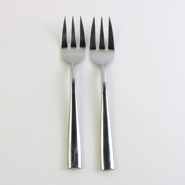 Set of 2 Artisanware Soho 18/0 Stainless Steel Serving Forks