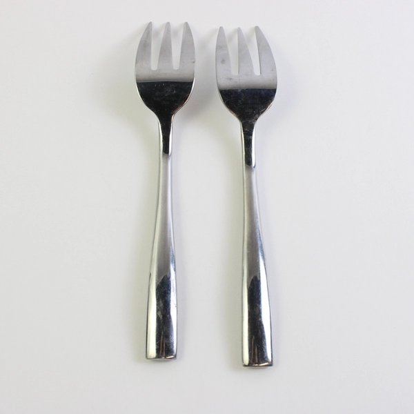 Set of 2 Artisanware Soho 18/0 Stainless Steel Serving Forks