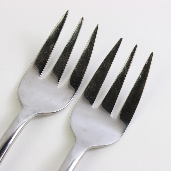 Set of 2 Artisanware Soho 18/0 Stainless Steel Serving Forks