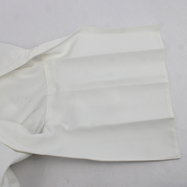 US Navy Men's Uniform Service Dress Jumper Size 38L White Poly Cracker Jack