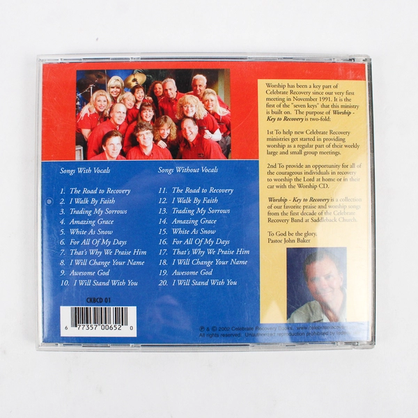 Worship A Key to Recovery Celebrate Recovery Band CD 2002