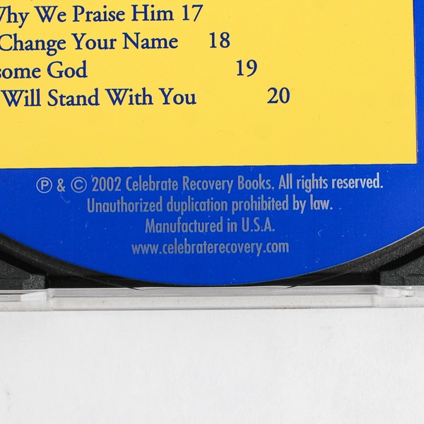 Worship A Key to Recovery Celebrate Recovery Band CD 2002