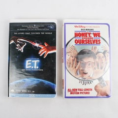 Lot Of 2 VHS: Honey We Shrunk Ourselves Disney 1997 & ET Universal 1982