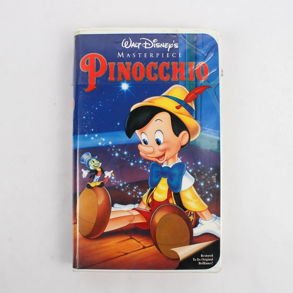 Lot Of 2 Disney VHS: Pinocchio 1940 & Peter Pan 45th Limited Edition