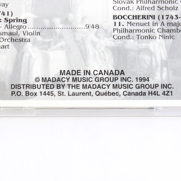 The Age Of Baroque CD Vol. 1 Various Artists 1994