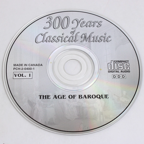 The Age Of Baroque CD Vol. 1 Various Artists 1994