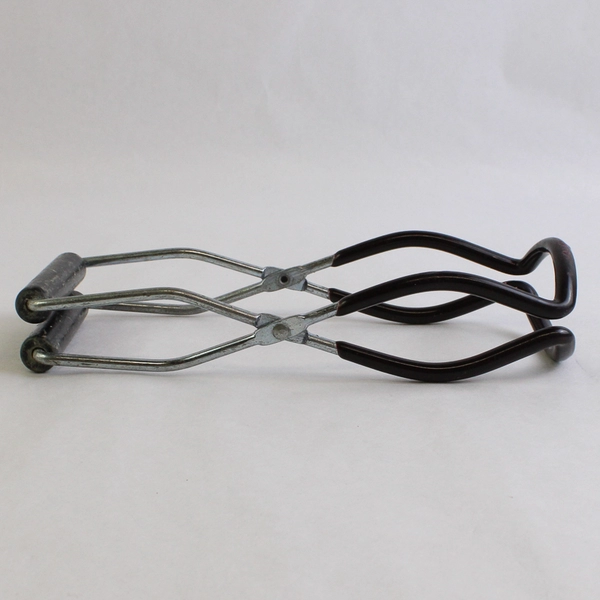Metal Canning Funnel And Brown Handle Jar lifter
