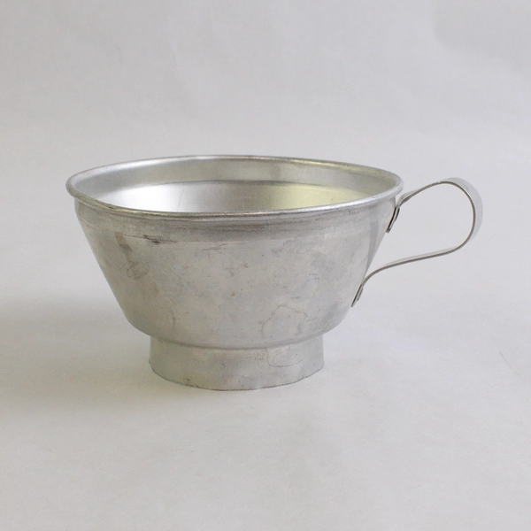 Metal Canning Funnel And Brown Handle Jar lifter