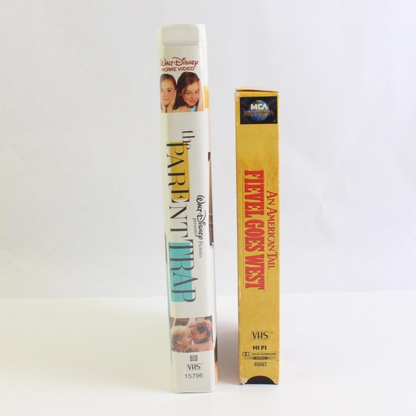 Lot Of 2 VHS: The Parent Trap 1998 & An American Tail: Fievel Goes West 1991