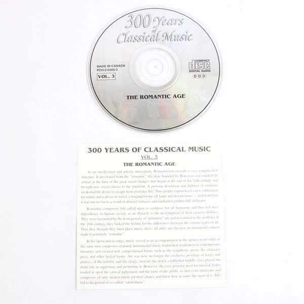 The Romantic Age Audio CD Various Artists 1994
