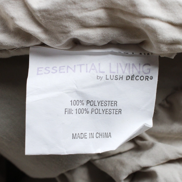 3 Piece Set Lush Decor Comforter & Shams King 110” L x 96" W Polyester Fill