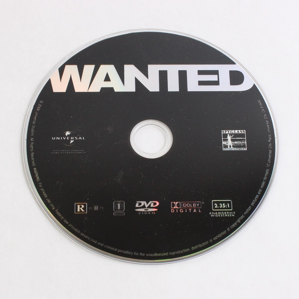 Wanted 2008 Widescreen DVD Spyglass Media Directed By Timur Bekmambetov