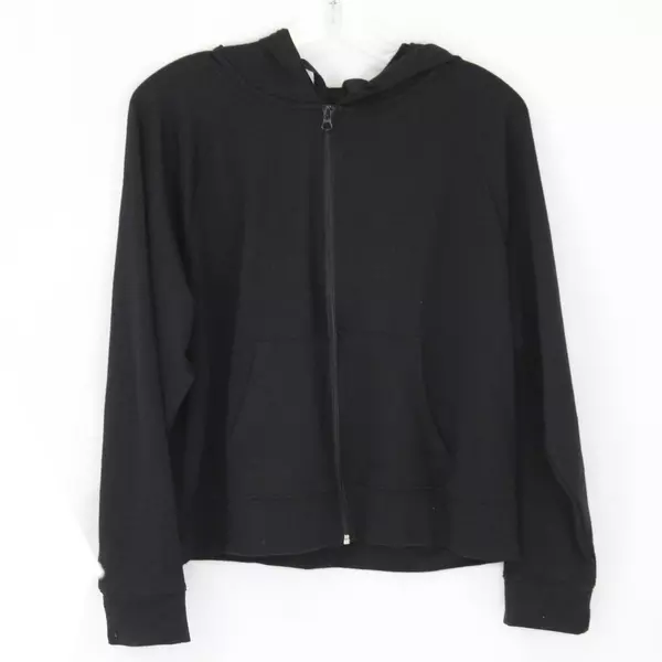 Xersion Women's Small Black Zip Up Jacket with Hood