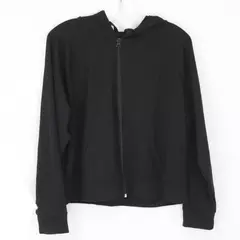 Xersion Women's Small Black Zip Up Jacket with Hood