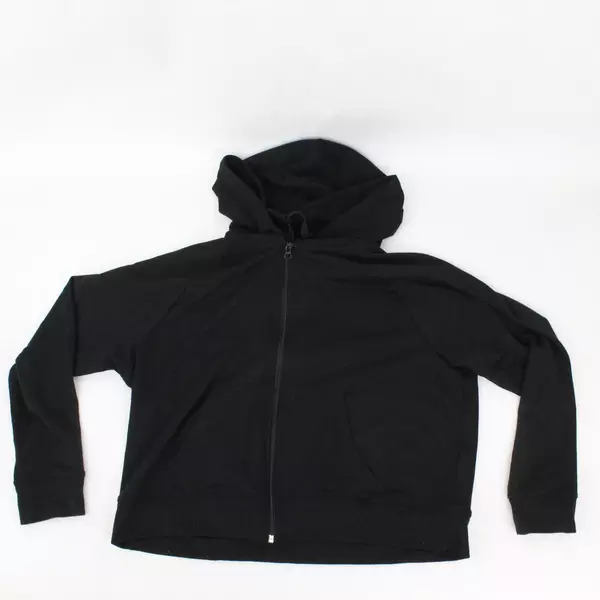 Xersion Women's Small Black Zip Up Jacket with Hood