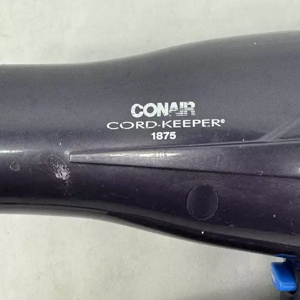 Conair Cord Keeper 1875 Hair Dryer Retractable Cord Purple w/ Folding Handle