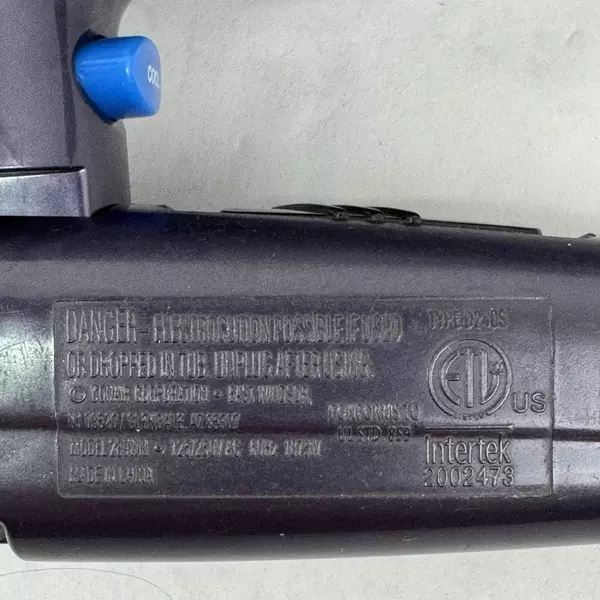 Conair Cord Keeper 1875 Hair Dryer Retractable Cord Purple w/ Folding Handle