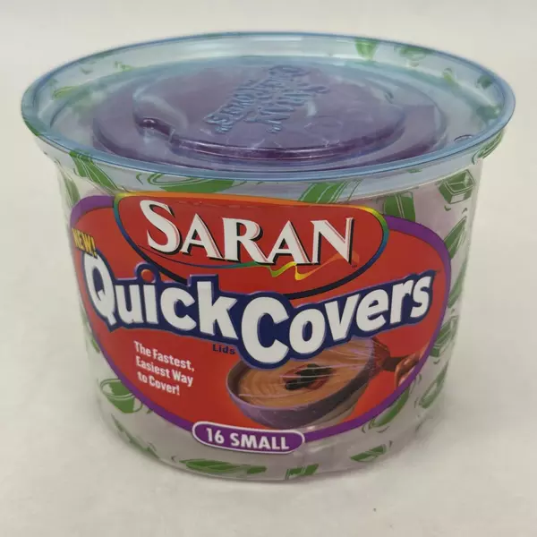 Saran Quick Covers Lids 16 Small Bowl Covers SC Johnson Sealed