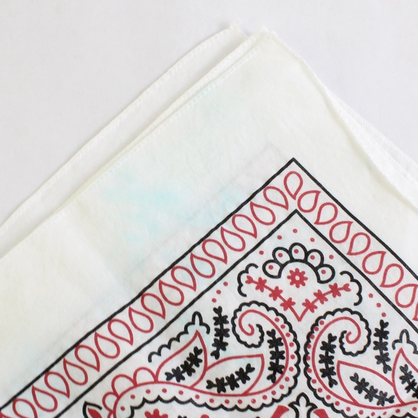 Lot of 2 White Paisley Bandana IPNC International Pinot Noir Celebration