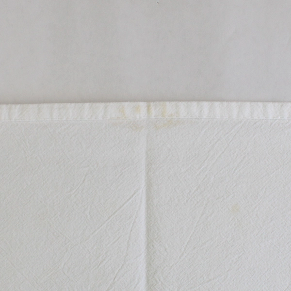 Kay Dee Vintage White Herb Design Linen Dish Tea Towel