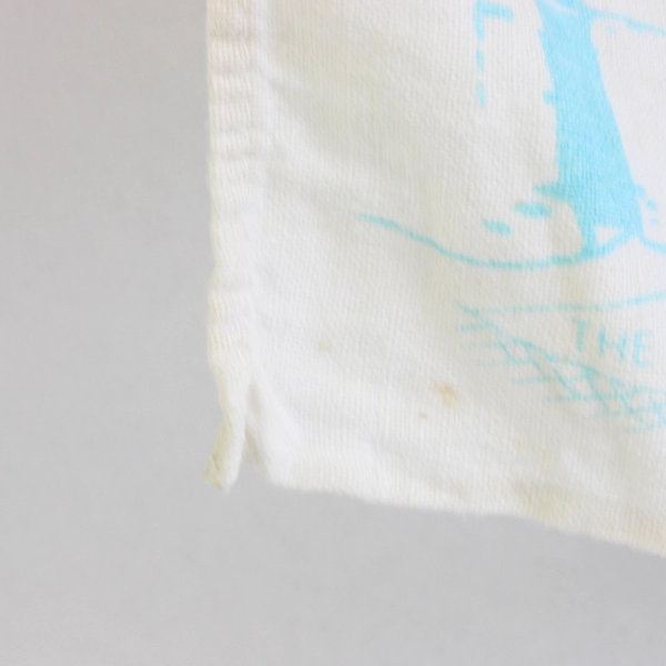 Scottish Linen by Lockhart Kirkcaldy Cries of Edinburgh Themed Tea Towel White