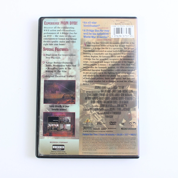 A Bridge Too Far 1977 MGM DVD Directed By Richard Attenborough