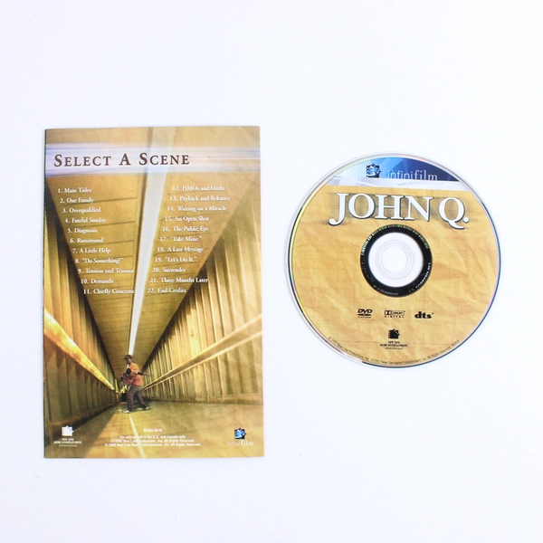 John Q 2002 New Line Entertainment DVD Directed By Nick Cassavetes