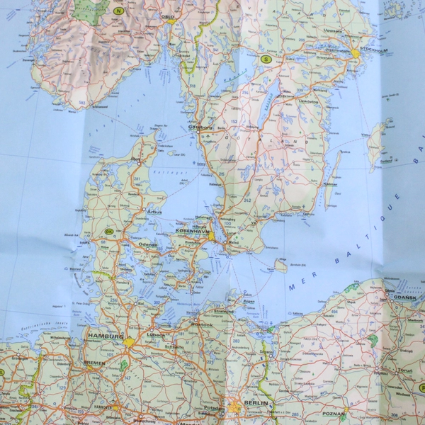 2001 Michelin Europe 970 Road Map