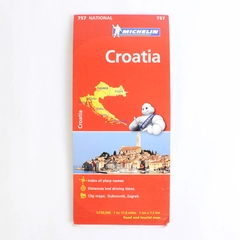 2014 Michelin Croatia Road Map #757 National